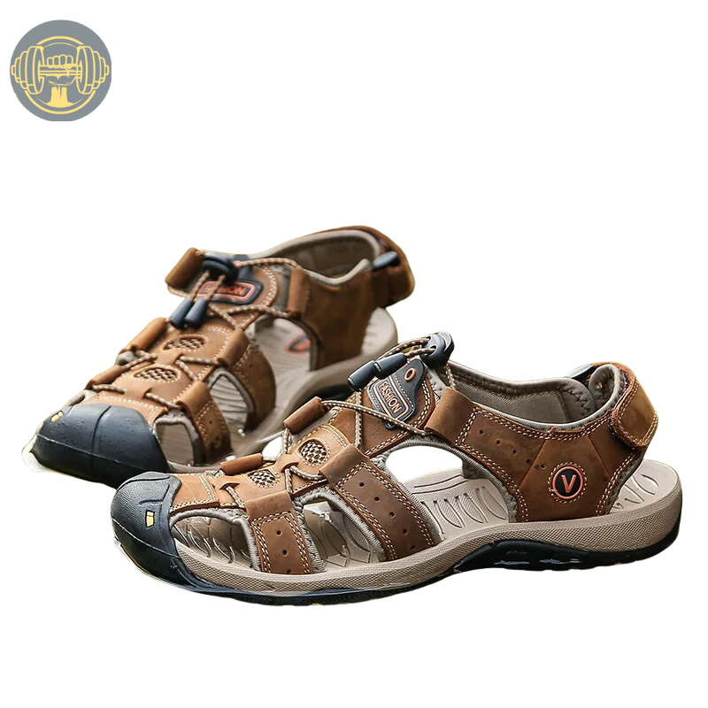 Leather Casual Sports Men Sandals