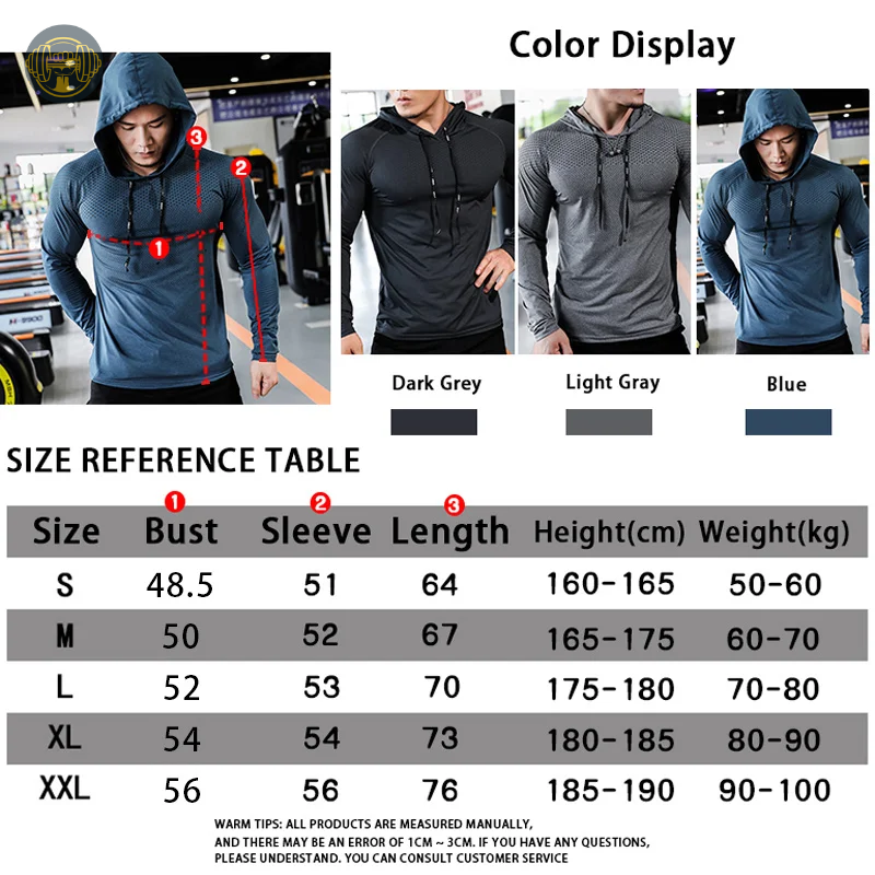 Mens Hoodie Tracksuit Running Sport