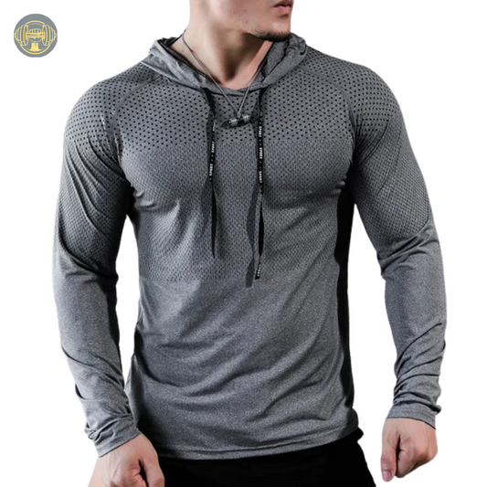 Mens Hoodie Tracksuit Running Sport