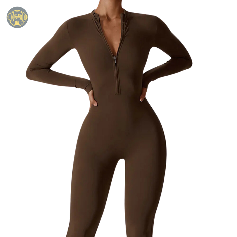 Women's One-Piece Zipper Suit